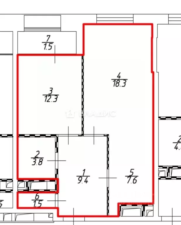2-к кв. Москва ул. Поляны, 5 (53.0 м) - Фото 2