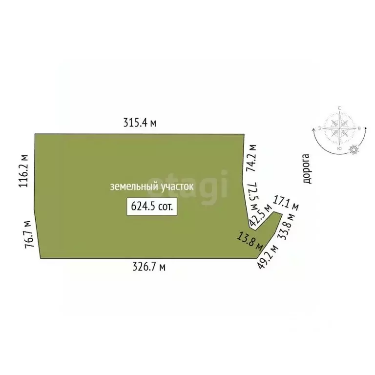 Участок в Крым, Черноморский район, Оленевское с/пос, с. Оленевка  ... - Фото 1