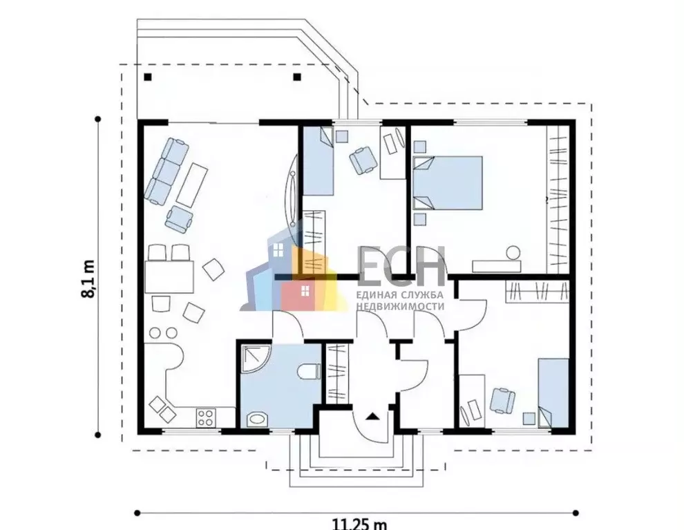 Дом в Тульская область, Тула городской округ, с. Маслово ул. Весенняя ... - Фото 2