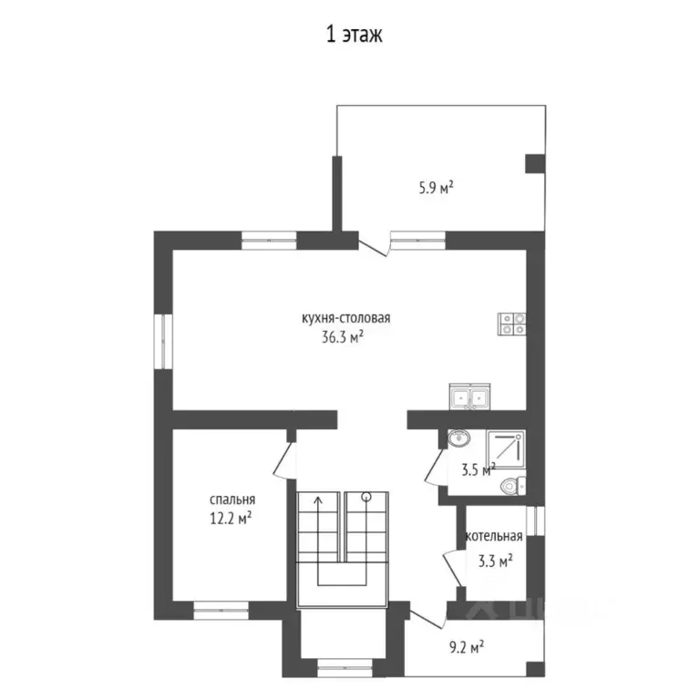 Коттедж в Тюменская область, Тюменский район, пос. Московский ... - Фото 2