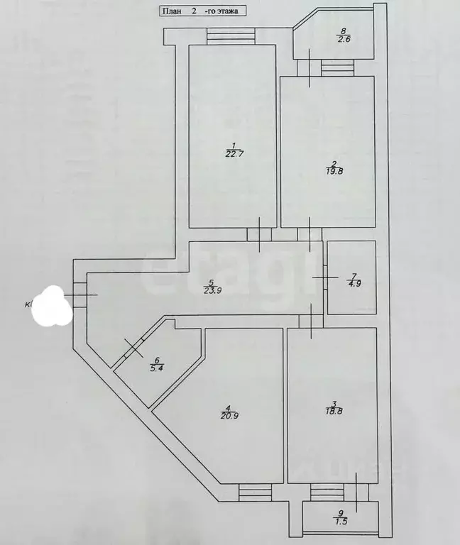 3-к кв. Татарстан, Казань ул. Академика Лаврентьева, 11 (116.0 м) - Фото 2