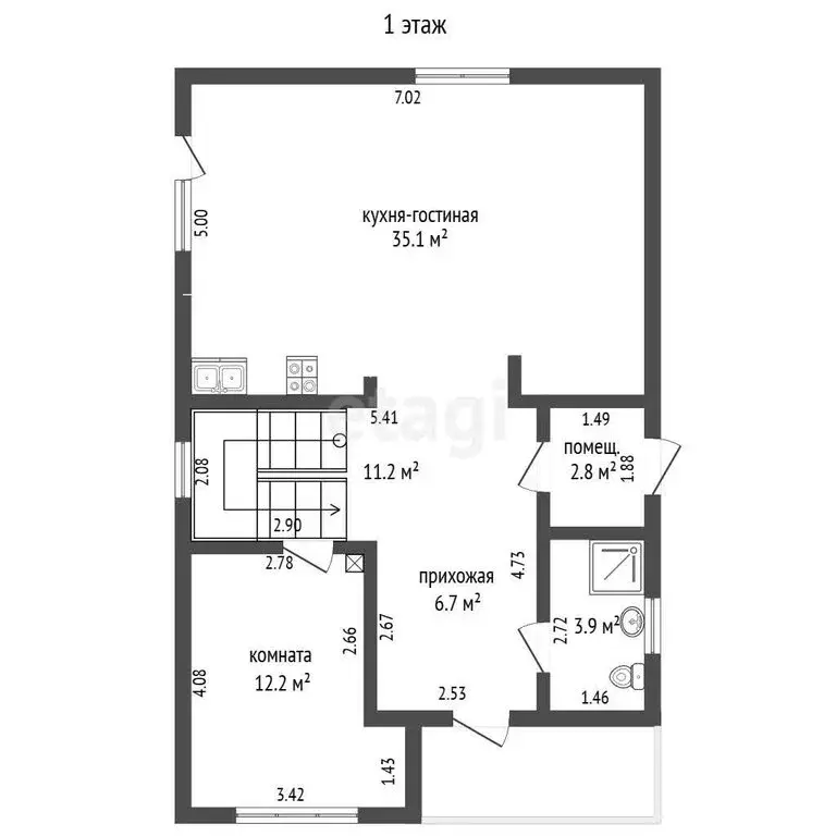 Дом в Тюмень, Рождественская улица (143.6 м) - Фото 2