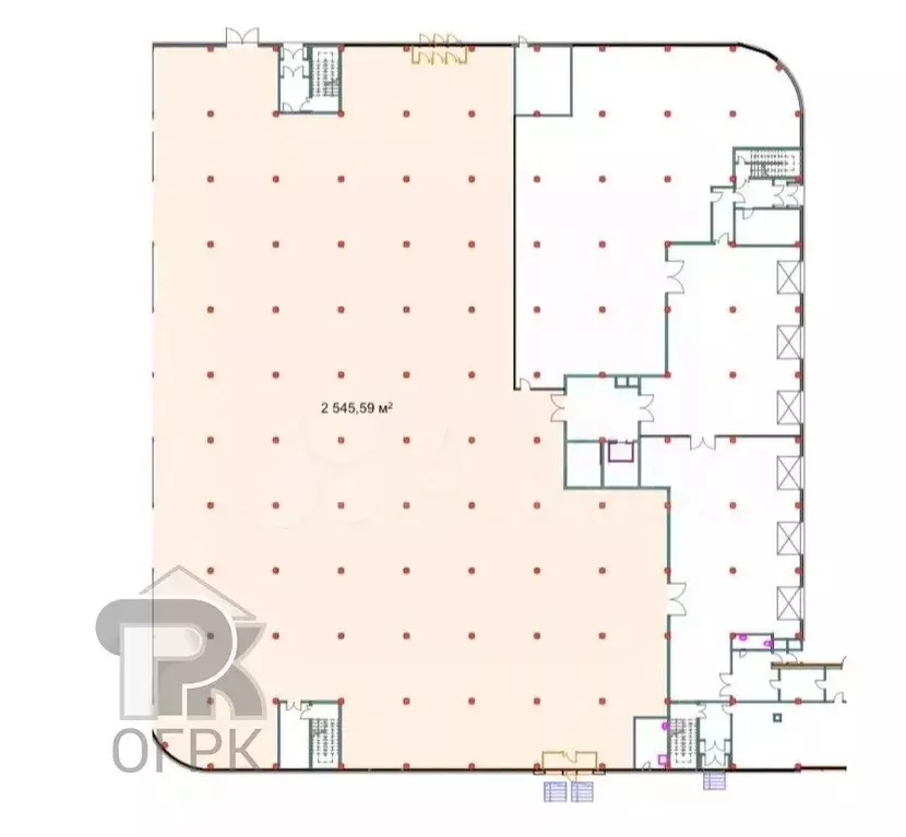 Помещение свободного назначения в Москва д. Лапшинка, вл7к1 (2545 м) - Фото 2