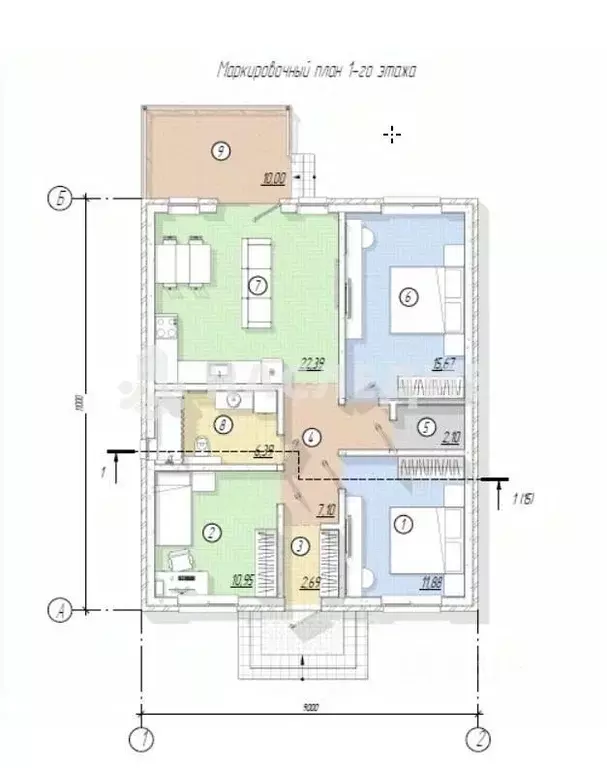 Дом в Ростовская область, Белая Калитва ул. Кольцова, 83 (100 м) - Фото 1