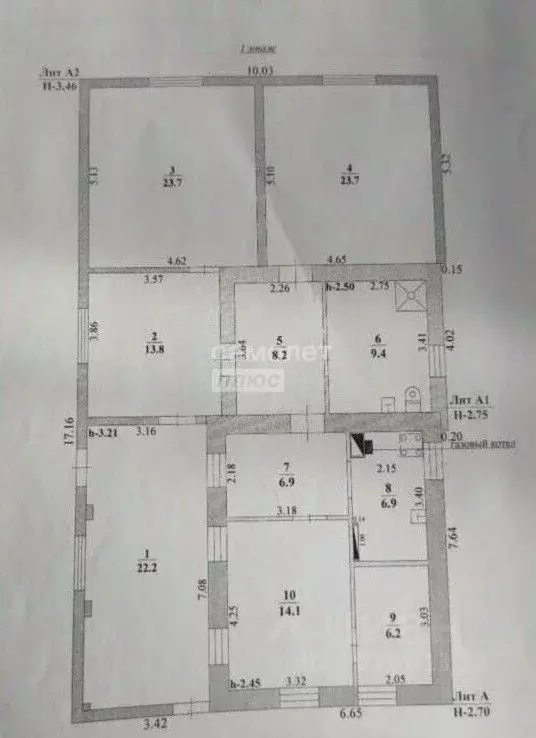 Дом в Липецкая область, Липецк ул. Гусева, 21 (135 м) - Фото 2