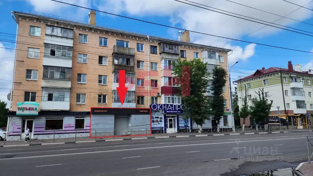 Торговая площадь в Орловская область, Орел ул. Герцена, 3 (126 м) - Фото 0