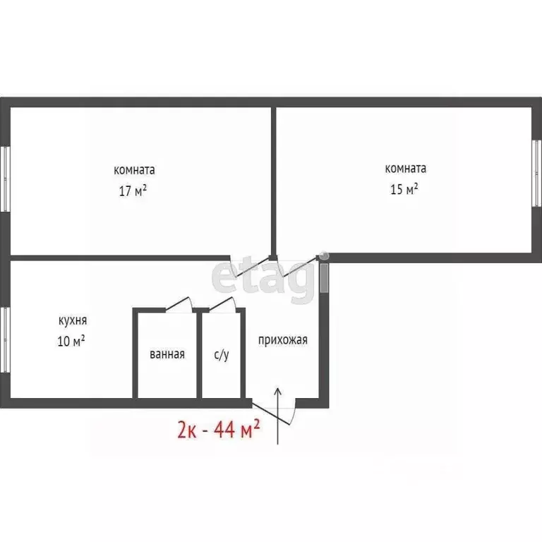 2-к кв. Свердловская область, Североуральский муниципальный округ, ... - Фото 2