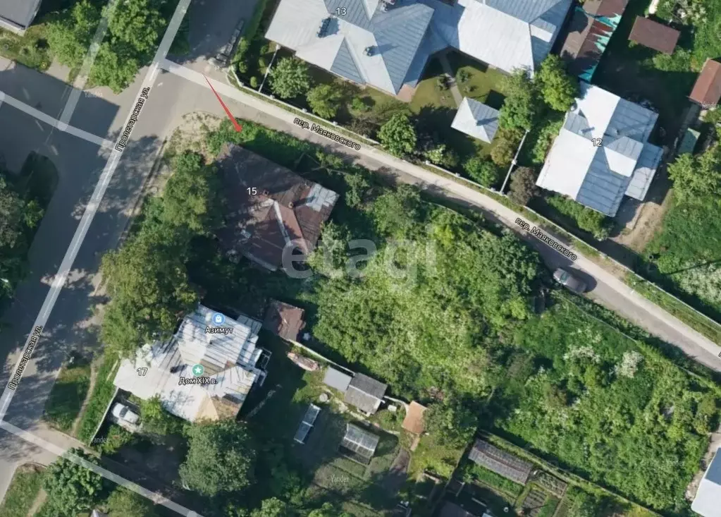 Участок в Вологодская область, Вологда Пролетарская ул., 13 (8.8 сот.) - Фото 1