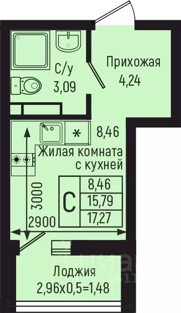 Студия Краснодарский край, Туапсинский муниципальный округ, с. Небуг  ... - Фото 0