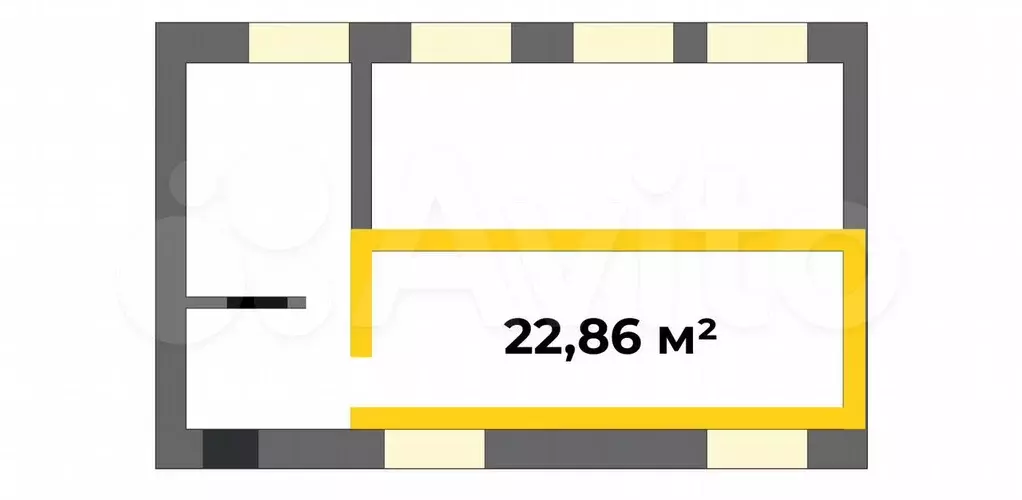 Офис, 22.87 м - Фото 0