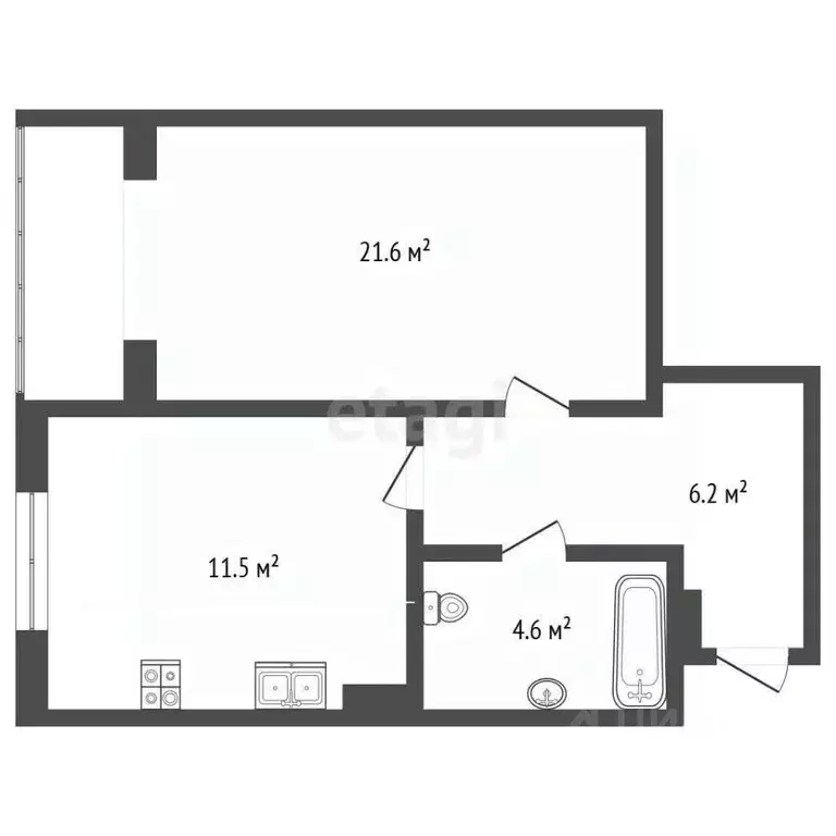 1-к кв. Краснодарский край, Новороссийск Цемдолина тер., ул. Атамана ... - Фото 2