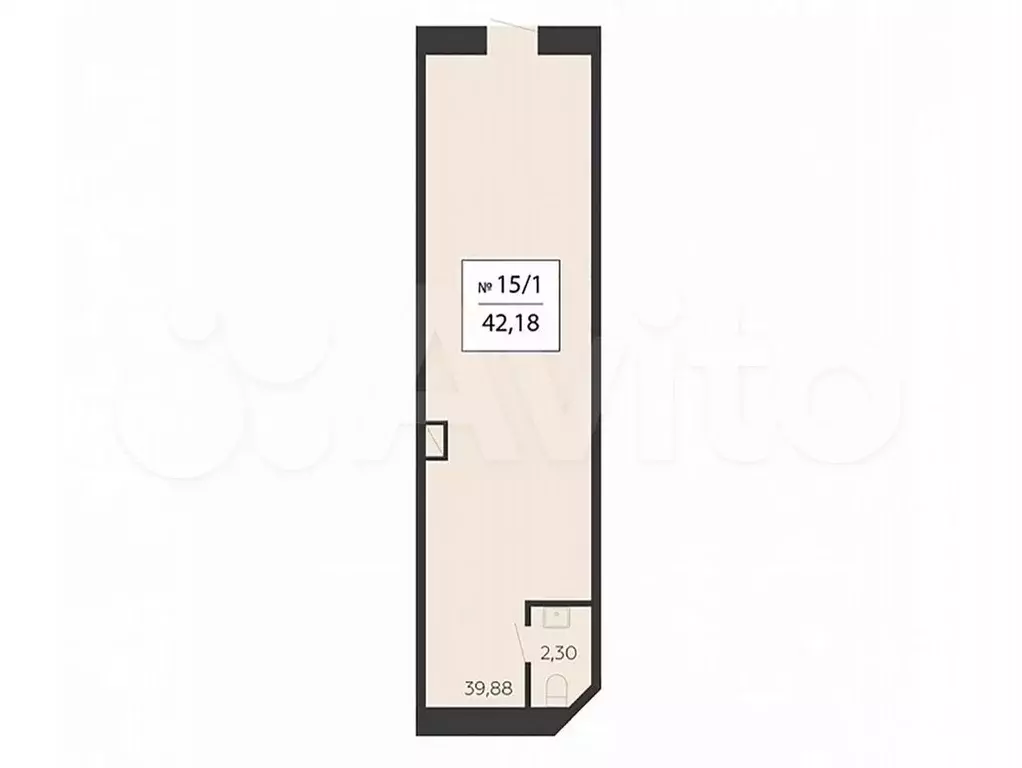 Продам помещение свободного назначения, 42.18 м - Фото 0