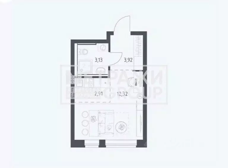 Студия Московская область, Люберцы городской округ, Жилино-1 пгт 77 ... - Фото 2