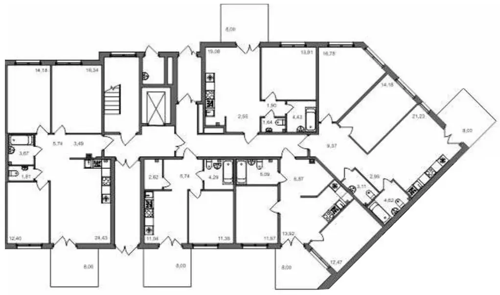 2-к кв. Ленинградская область, Тосненский район, Федоровское городское ... - Фото 2