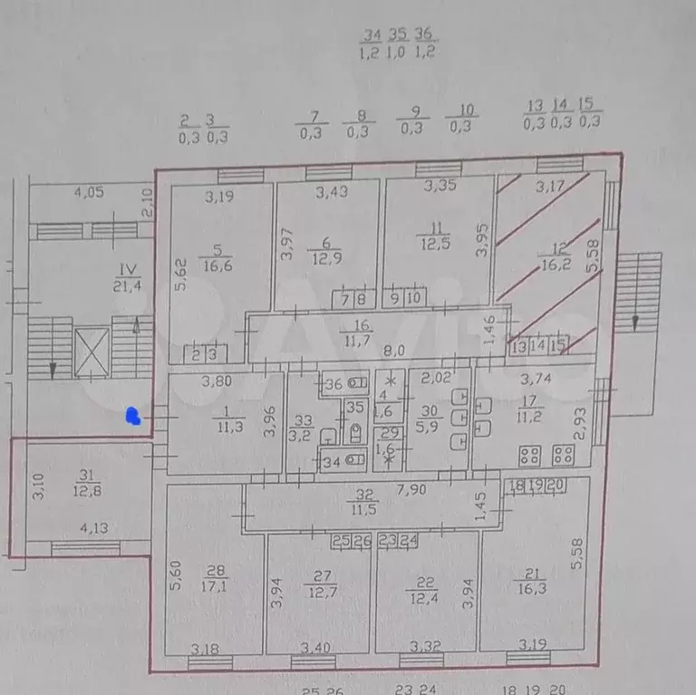 Комната 16,2 м в 8-к., 4/10 эт. - Фото 0