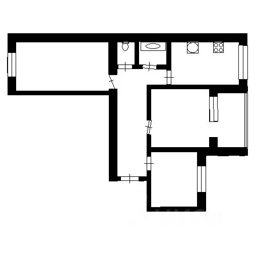 3-к кв. Коми, Ухта ул. Дзержинского, 11А (63.7 м) - Фото 1