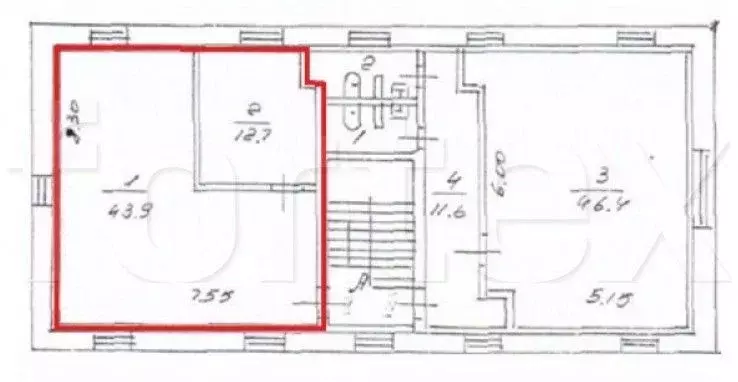 Офис в Москва Верхняя Красносельская ул., 11АС1 (57 м) - Фото 1