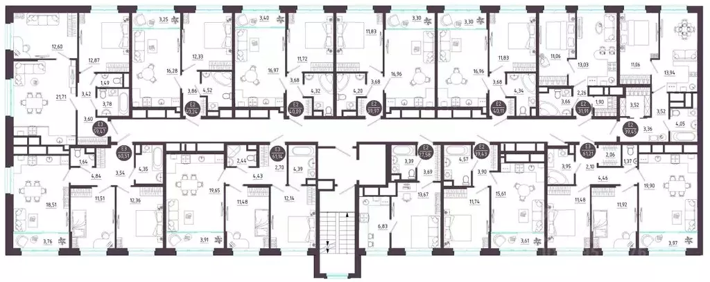 2-к кв. Тульская область, Тула ул. Пряничная, 6 (59.47 м) - Фото 1