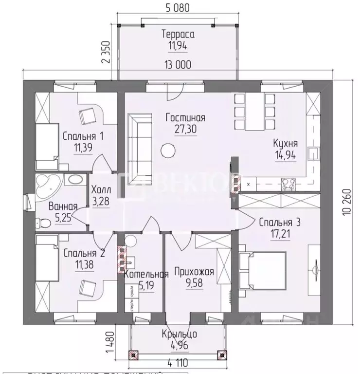 Дом в Ивановская область, Ивановский район, с. Ново-Талицы  (99 м) - Фото 2