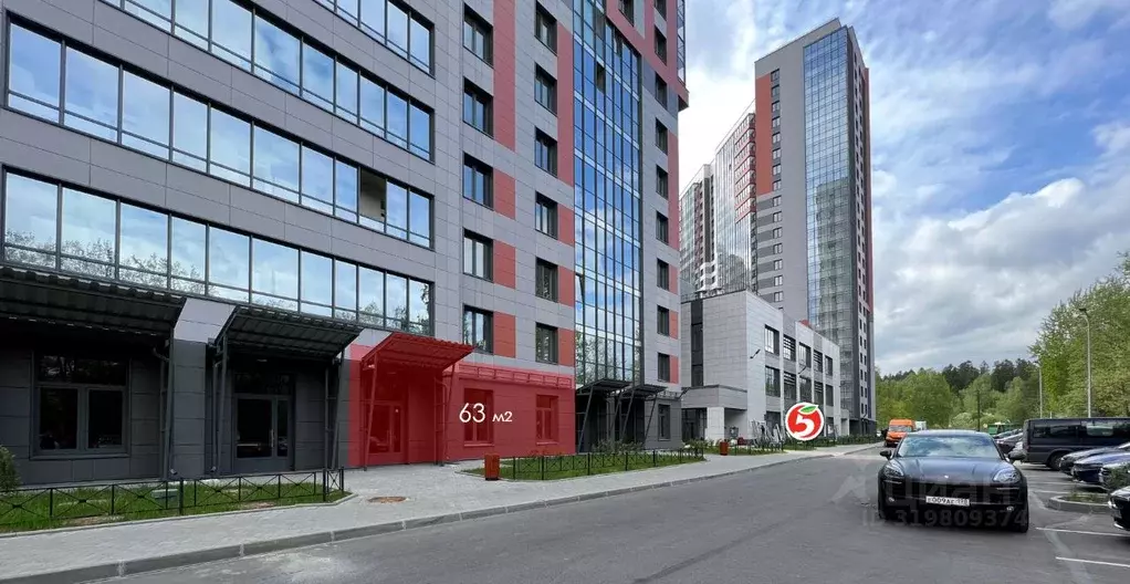 Торговая площадь в Санкт-Петербург пос. Парголово, дор. Ольгинская, ... - Фото 1