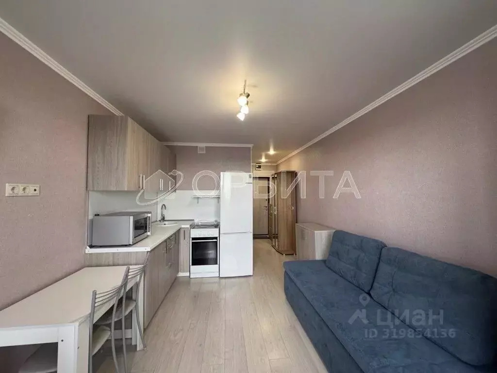 Студия Тюменская область, Тюмень ул. Тимофея Чаркова, 28 (20.5 м) - Фото 1