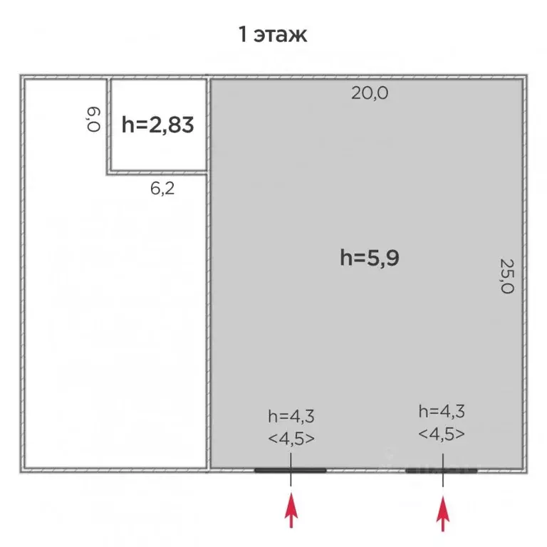 Склад в Тюменская область, Тюмень Антипино мкр, ул. Юности, 97 (601 м) - Фото 1