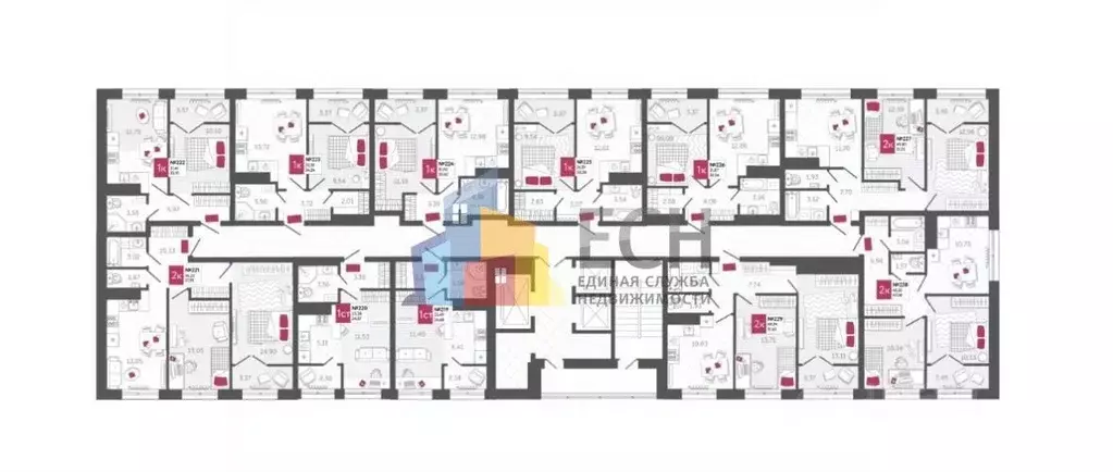 Студия Тульская область, Тула ш. Калужское, 20к3 (24.7 м) - Фото 2