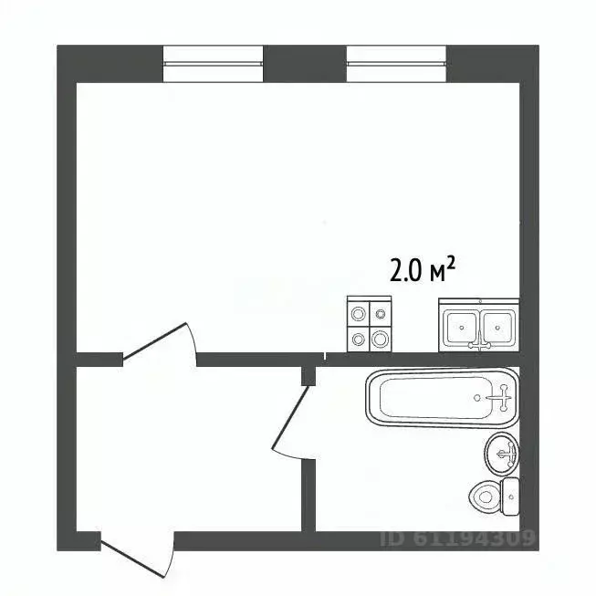 Студия Мордовия, Саранск ул. Горная, 13к2 (22.4 м) - Фото 1