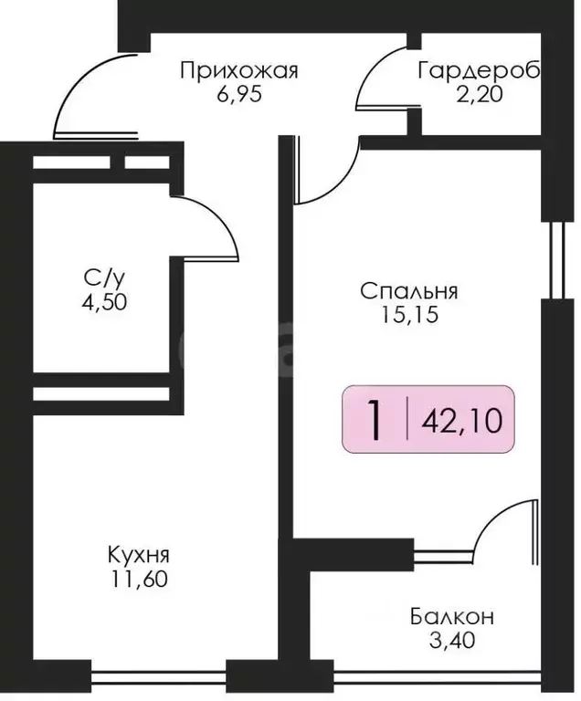 1-к кв. Смоленская область, Смоленск ул. Воинов-интернационалистов, 12 ... - Фото 2