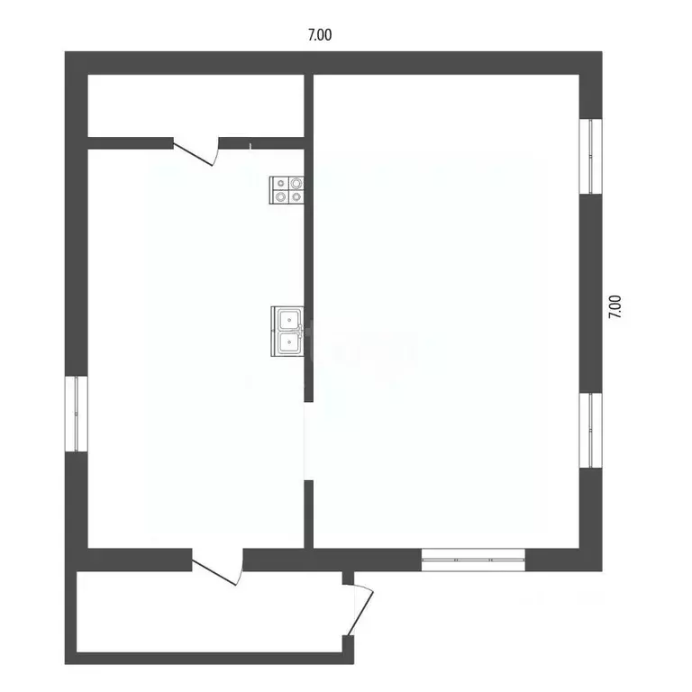 Дом в Тюменская область, Тюмень Парфеново мкр, ул. Хохлова (50 м) - Фото 2