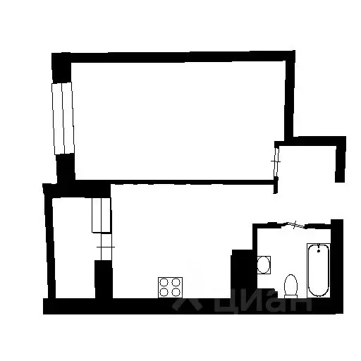 1-к кв. Санкт-Петербург Яхтенная ул., 34 (40.0 м) - Фото 1