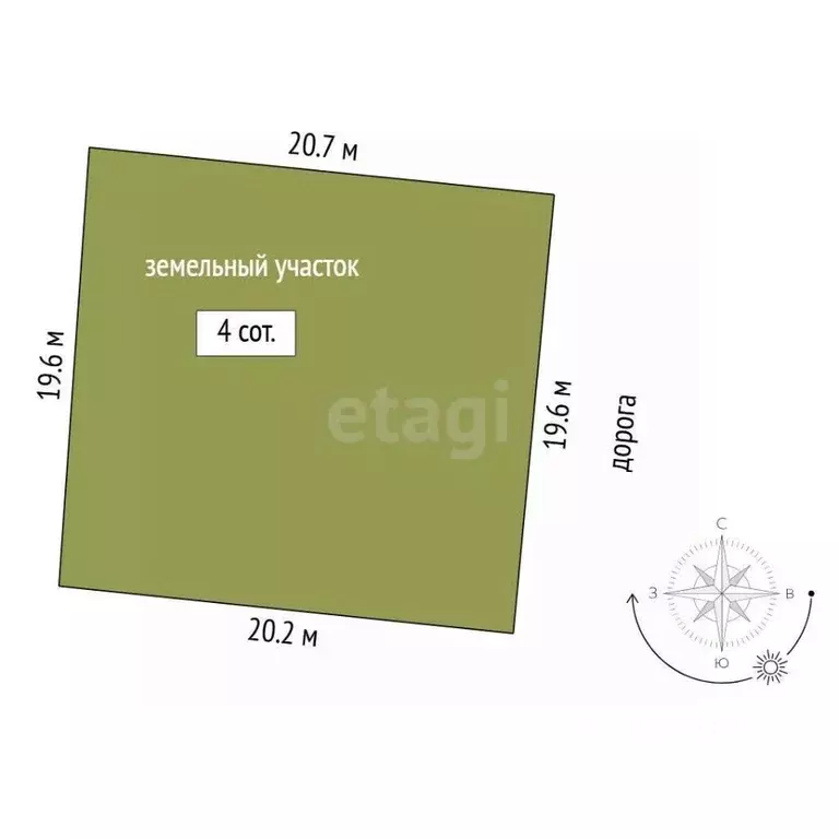 Участок в Тюменская область, Тюменский муниципальный округ, д. ... - Фото 2