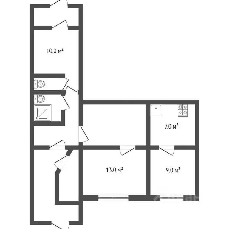 3-к кв. Москва проезд Чечерский, 82 (76.0 м) - Фото 2