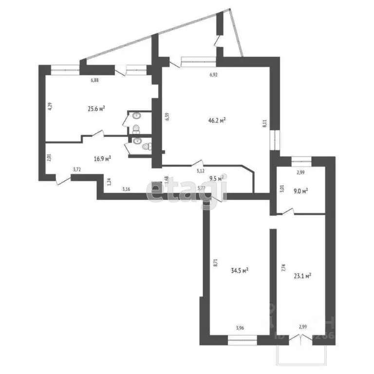 Помещение свободного назначения в Ханты-Мансийский АО, Сургут Югорская ... - Фото 2