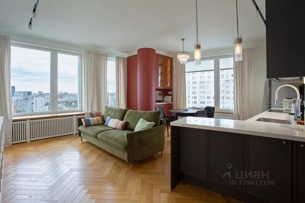 3-к кв. Москва Карамышевская наб., 2А (80.0 м) - Фото 1