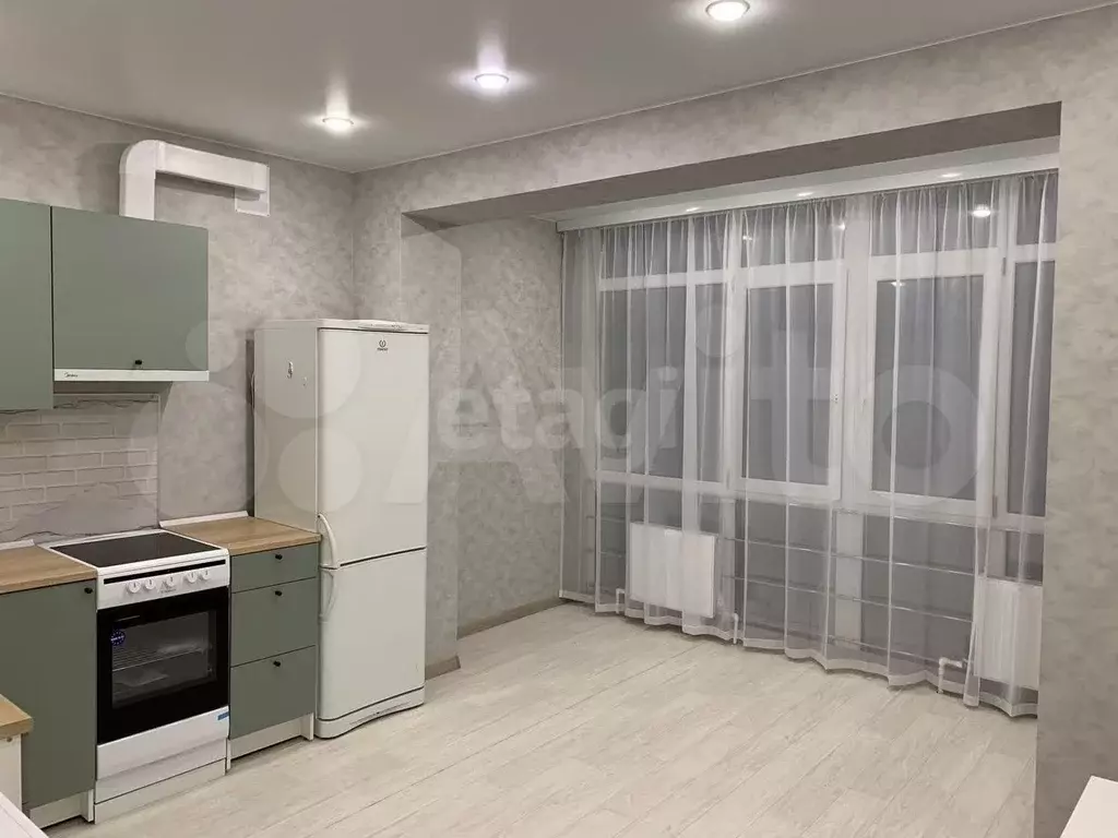 1-к. квартира, 43 м, 2/3 эт. - Фото 1
