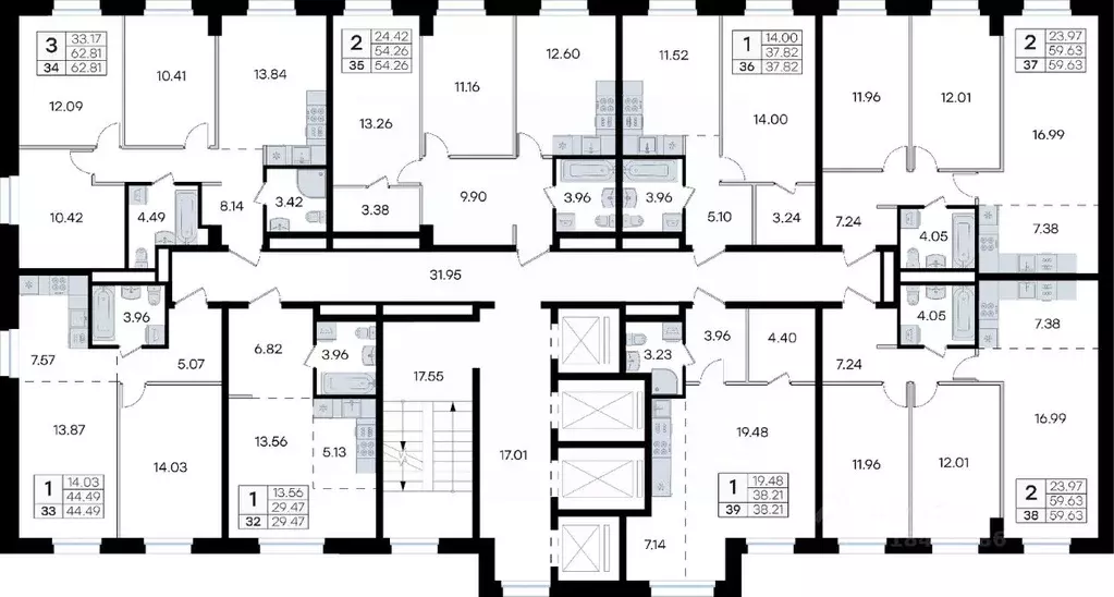 Студия Приморский край, Владивосток ул. Тухачевского, 80 (38.21 м) - Фото 2