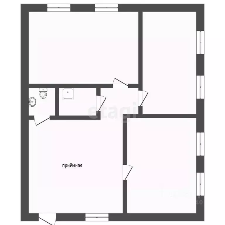 Офис в Тюменская область, Тюмень ул. Максима Горького, 10к1 (104 м) - Фото 2