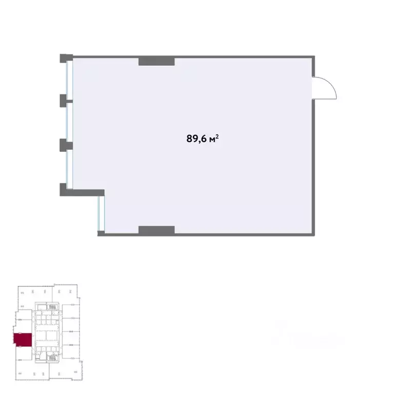 Офис в Москва Кинематографический кв-л,  (90 м) - Фото 2