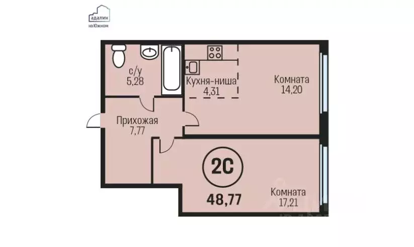 2-к кв. Алтайский край, Барнаул городской округ, Южный рп тракт Южный, ... - Фото 1