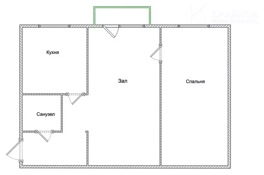 2-комнатная квартира: Воронеж, улица 3-го Интернационала, 7 (42.8 м) - Фото 1