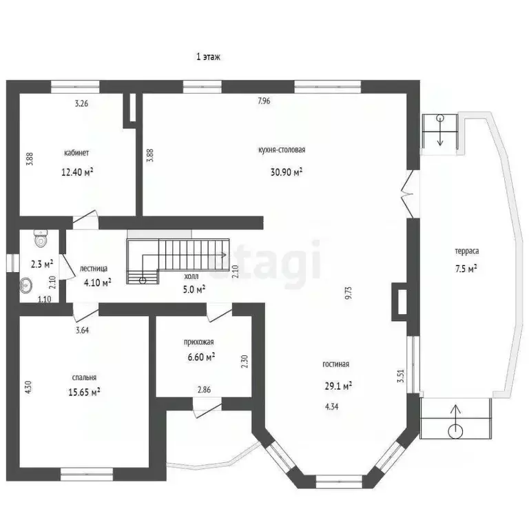 Дом в Ростовская область, Мясниковский район, Краснокрымское с/пос, ... - Фото 2