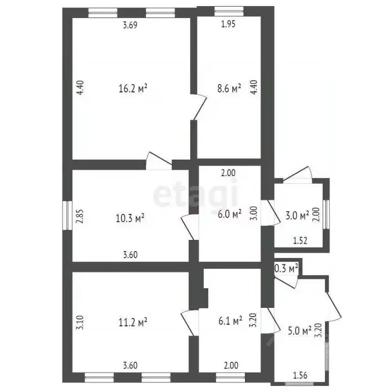 Дом в Ростовская область, Таганрог проезд 4-й Линейный, 188 (157 м) - Фото 2