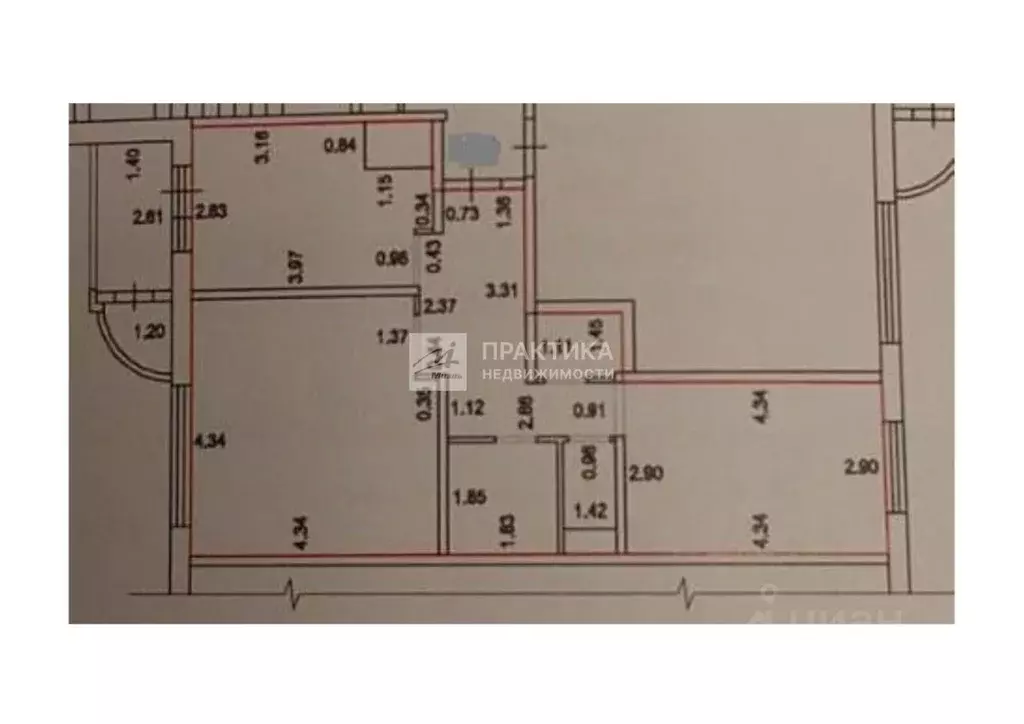 2-к кв. Московская область, Балашиха ул. Дмитриева, 12 (56.4 м) - Фото 2
