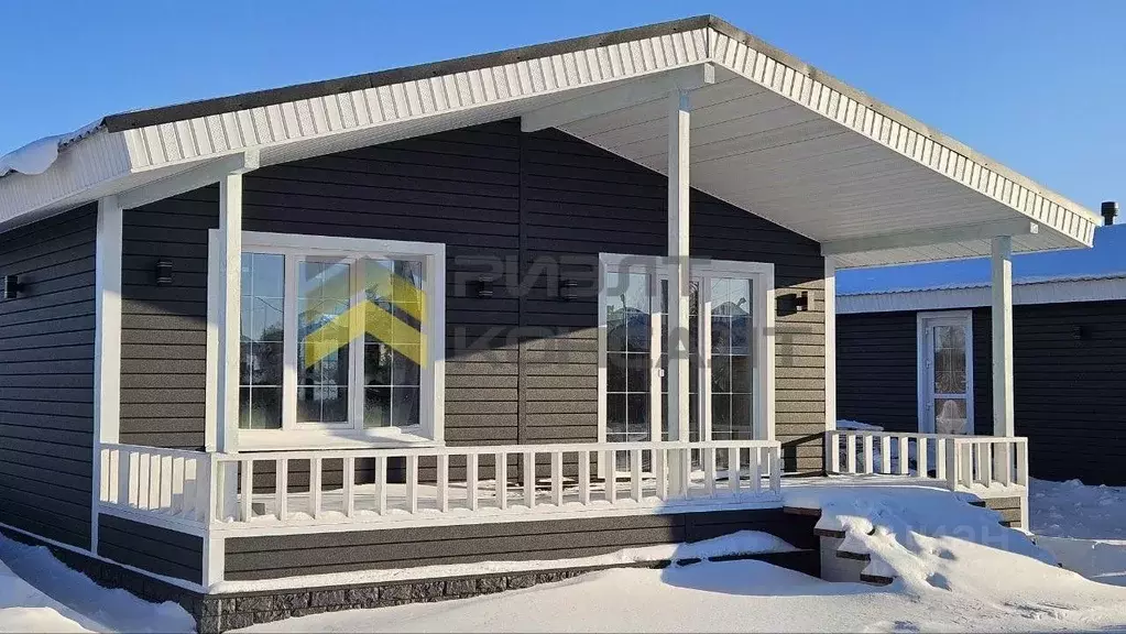 Дом в Омская область, Омский район муниципальный округ, д. Приветная ... - Фото 1