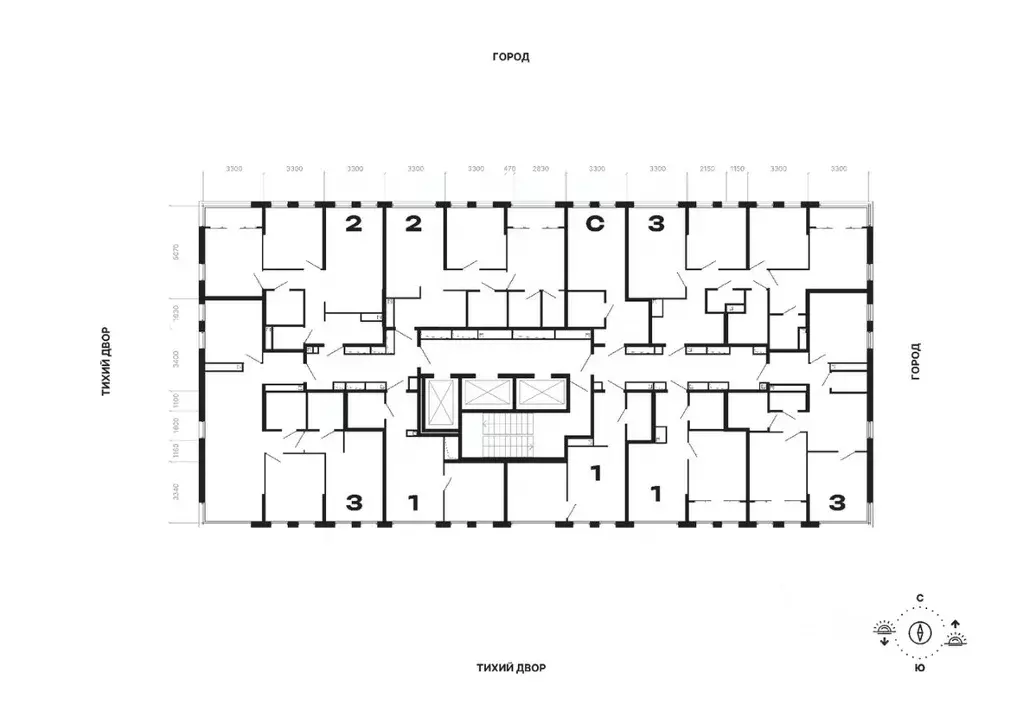 2-к кв. Свердловская область, Екатеринбург ДНК: Дом на Куйбышева жилой ... - Фото 2