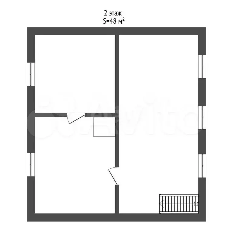 Дом 48 м на участке 6 сот. - Фото 1