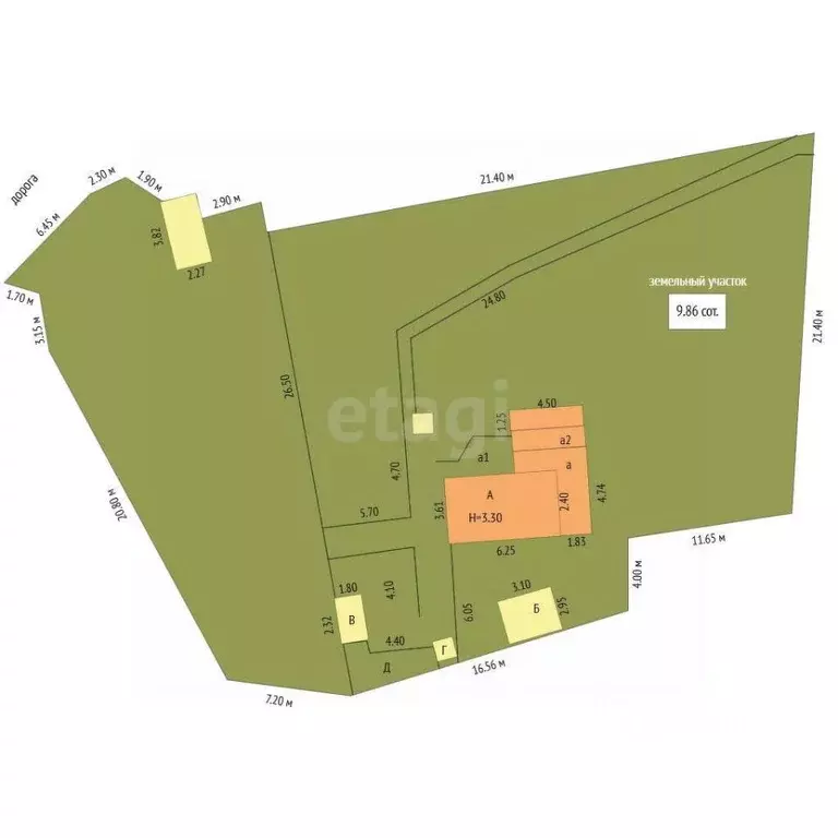 Участок в Ростовская область, Ростов-на-Дону Садовод-Любитель садовое ... - Фото 2