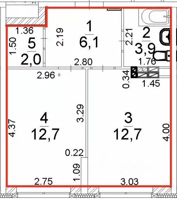 1-к кв. Свердловская область, Екатеринбург ул. Старых Большевиков, 52А ... - Фото 2