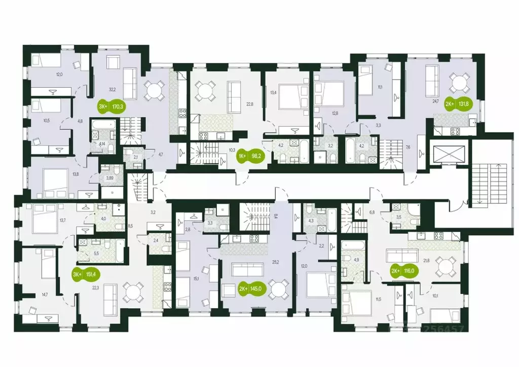 3-к кв. Забайкальский край, Чита Каштакский мкр,  (145.05 м) - Фото 2